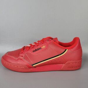 Adidas Mens Continental 80 Scarlet Casual Sneaker Shoe Leather EE4359 Red Size 5